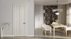 Дверь Prato Neo Classic Decoro Белый_контрцвет_золото Книжка