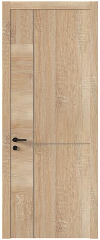 Дверь Tivoli Г-1 Дуб сонома светлый без стекла