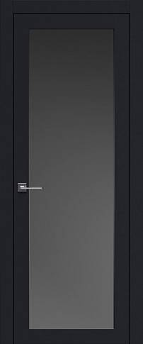 Дверь Tivoli З-5 Черная эмаль (RAL 9004) со стеклом