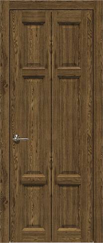 Дверь Siena Книжка Porta Classic Дуб коньяк без стекла