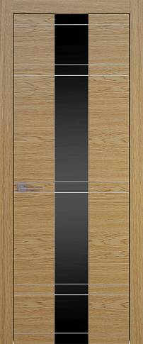 Дверь Tivoli Ж-4 Дуб карамель со стеклом