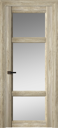 Дверь Siena Neo Classic Decoro Олива серая со стеклом