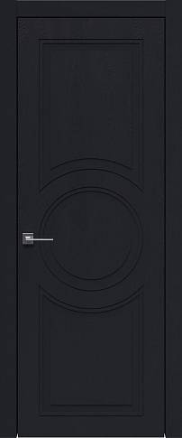 Дверь Ravenna Neo Classic Черная эмаль по шпону (RAL 9004) без стекла