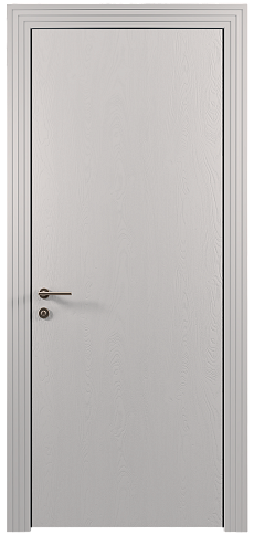 Дверь Tivoli А-4 Серая эмаль по шпону (RAL 7047) без стекла