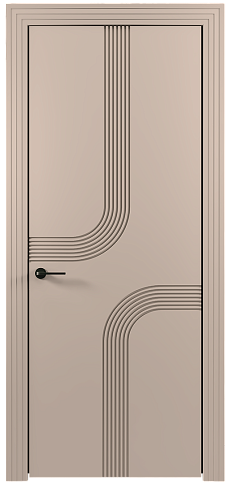 Дверь Armonia Moderno Грязный Белый эмаль (RAL 070-90-05) без стекла