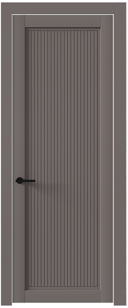 Межкомнатная дверь Tivoli З-2, Без стекла (ДГ), цвет - Теплый Серый эмаль (RAL 040-60-05)