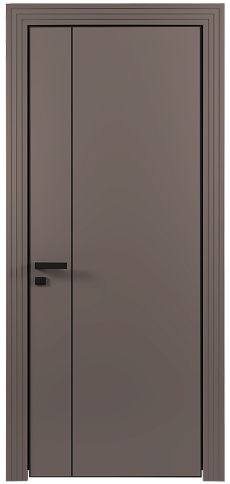 Дверь Piazza Moderno Теплый Серый эмаль (RAL 040-60-05) без стекла