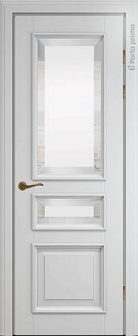 Дверь Imperia-R Porta Classic LUX Серая эмаль (RAL 7047) со стеклом