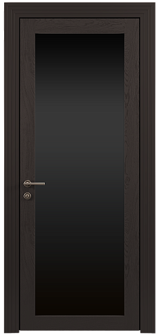 Дверь Tivoli З-1 Теплый Серый эмаль по шпону (RAL 040-60-05) со стеклом