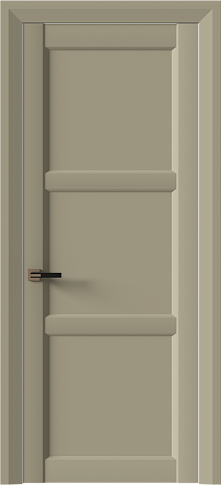 Дверь Milano Neo Classic Decoro Серое Льняное волокно эмаль (RAL 075-70-10) без стекла