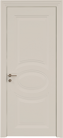 Дверь Florencia Neo Classic Scalino Бежевая эмаль по шпону (RAL 9010) без стекла