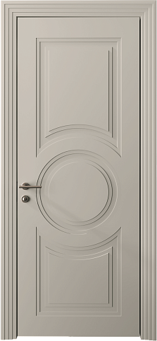 Дверь Ravenna Neo Classic Scalino Жемчужная эмаль (RAL 1013) без стекла