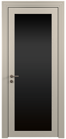 Дверь Tivoli З-1 Жемчужная эмаль по шпону (RAL 1013) со стеклом
