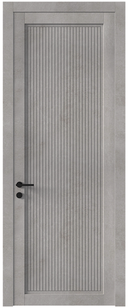 Межкомнатная дверь Tivoli З-2, Без стекла (ДГ), цвет - Белый камень