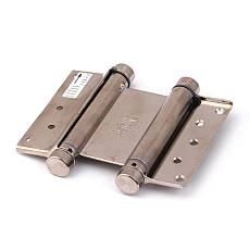 Дверная петля пружинная амортизирующая (Никель)