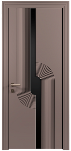 Дверь Cascato Moderno Серая стяжка эмаль (RAL 060-60-05) без стекла