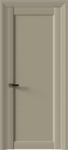 Дверь Domenica Neo Classic Decoro Серое Льняное волокно эмаль (RAL 075-70-10) без стекла