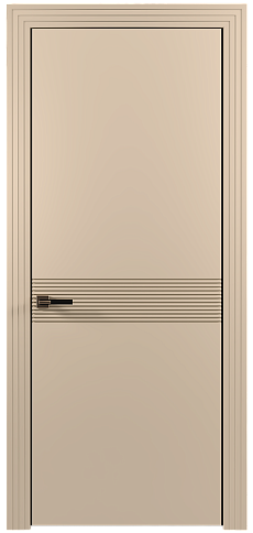 Дверь Tramonto Moderno Бежевый Мел эмаль (RAL 075-80-10) без стекла