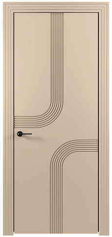 Дверь Armonia Moderno Бежевый Мел эмаль (RAL 075-80-10) без стекла