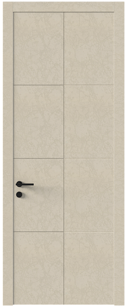 Межкомнатная дверь Tivoli Л-2, Без стекла (ДГ), цвет - Версилк крем