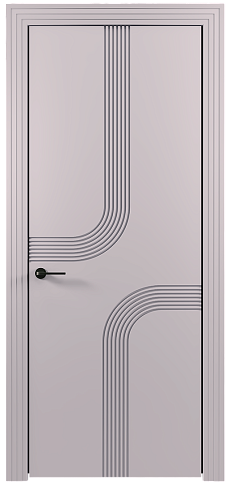Дверь Armonia Moderno Серый Флокс эмаль (RAL 358-71-02) без стекла
