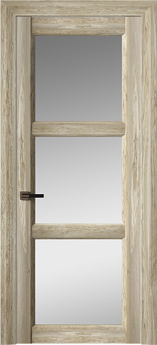 Дверь Milano Neo Classic Decoro Олива серая со стеклом