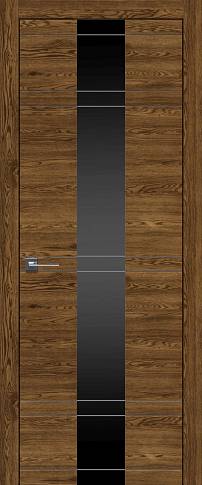 Дверь Tivoli Ж-4 Дуб коньяк со стеклом