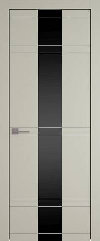 Дверь Tivoli Ж-4 Серо-оливковая эмаль (RAL 7032) со стеклом