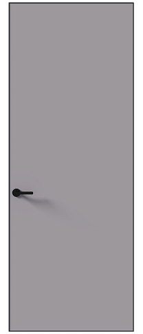 Дверь Tivoli А-1 Невидимка Серый Флокс эмаль (RAL 358-71-02) без стекла
