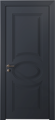 Дверь Florencia Neo Classic Scalino Графитово-серая эмаль (RAL 7024) без стекла