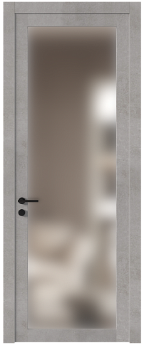 Дверь Tivoli З-1 Белый камень со стеклом