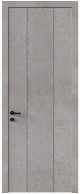 Межкомнатная дверь Tivoli Б-1, Без стекла (ДГ), цвет - Белый камень