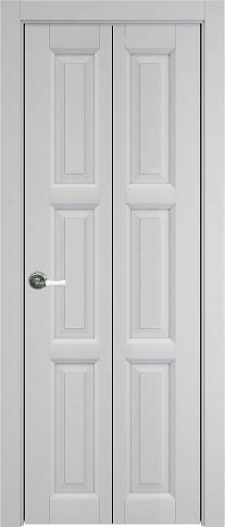 Дверь Milano Книжка Porta Classic Серая эмаль (RAL 7047) без стекла