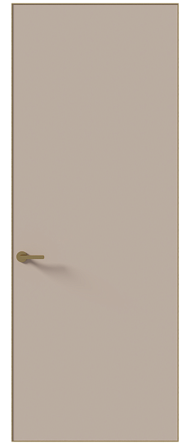 Межкомнатная дверь Tivoli А-1 Невидимка, Без стекла (ДГ), цвет - Серый цемент эмаль (RAL 060-70-10)