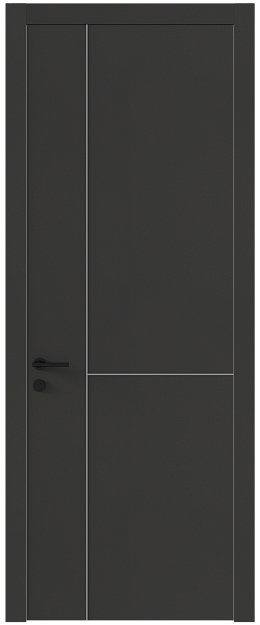 Межкомнатная дверь Tivoli Г-1, Без стекла (ДГ), цвет - Диамант серый